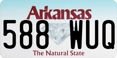 AR license plate 588WUQ