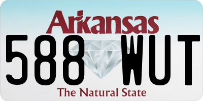 AR license plate 588WUT