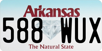 AR license plate 588WUX