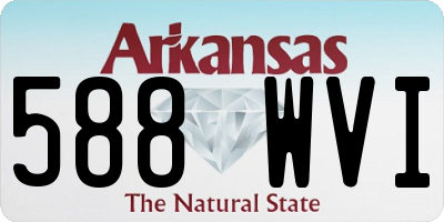 AR license plate 588WVI