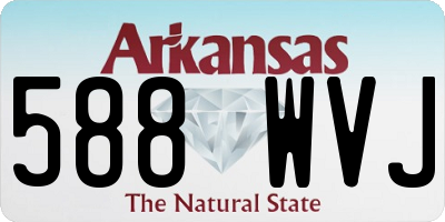 AR license plate 588WVJ