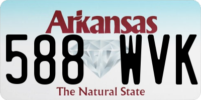 AR license plate 588WVK