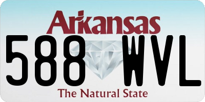AR license plate 588WVL
