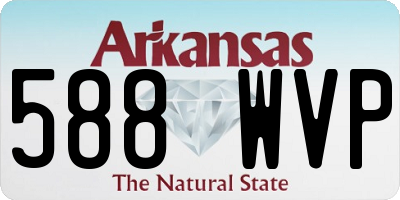 AR license plate 588WVP