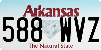 AR license plate 588WVZ