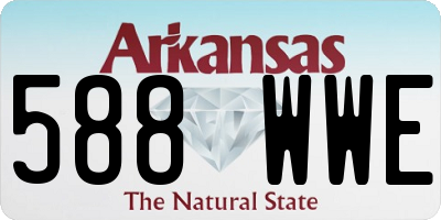 AR license plate 588WWE