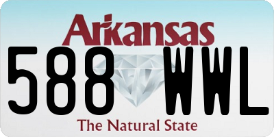 AR license plate 588WWL