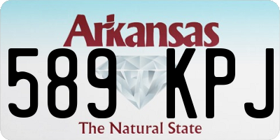 AR license plate 589KPJ