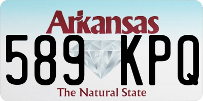 AR license plate 589KPQ