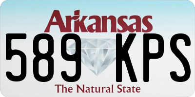 AR license plate 589KPS