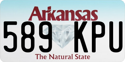 AR license plate 589KPU