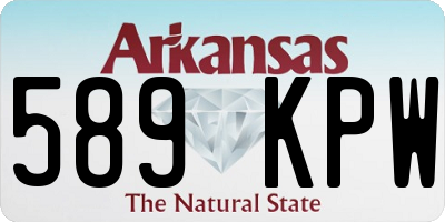 AR license plate 589KPW