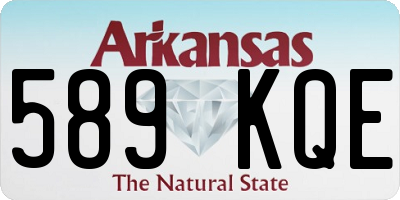 AR license plate 589KQE