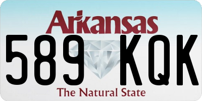 AR license plate 589KQK