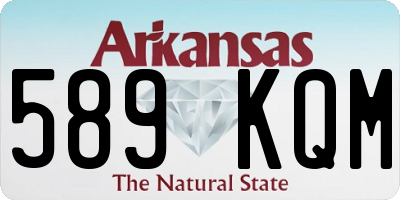 AR license plate 589KQM
