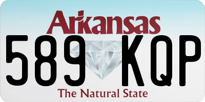 AR license plate 589KQP