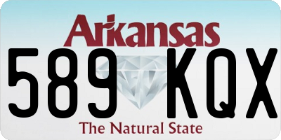 AR license plate 589KQX