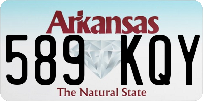 AR license plate 589KQY