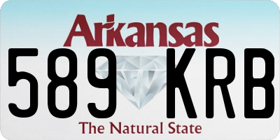AR license plate 589KRB