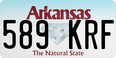 AR license plate 589KRF