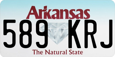 AR license plate 589KRJ