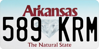 AR license plate 589KRM