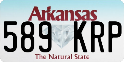 AR license plate 589KRP