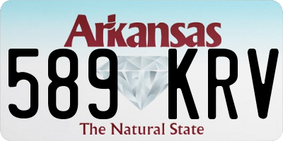 AR license plate 589KRV