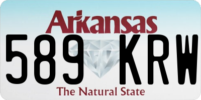 AR license plate 589KRW