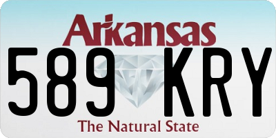 AR license plate 589KRY