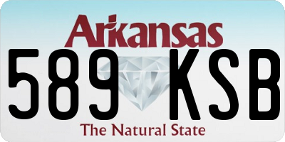AR license plate 589KSB