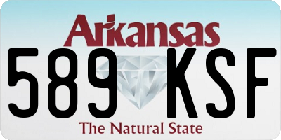 AR license plate 589KSF