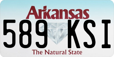 AR license plate 589KSI
