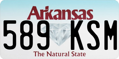 AR license plate 589KSM