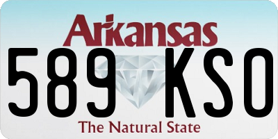 AR license plate 589KSO