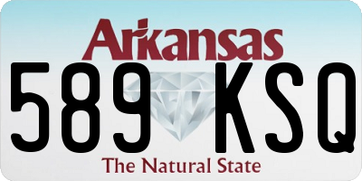 AR license plate 589KSQ