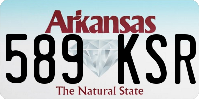 AR license plate 589KSR