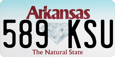 AR license plate 589KSU