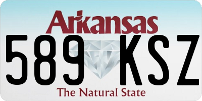 AR license plate 589KSZ