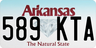 AR license plate 589KTA