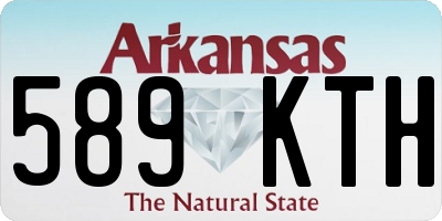 AR license plate 589KTH