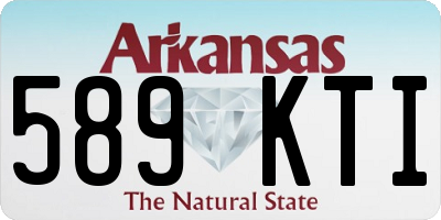 AR license plate 589KTI