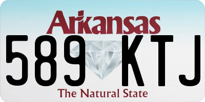 AR license plate 589KTJ