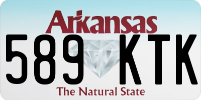 AR license plate 589KTK