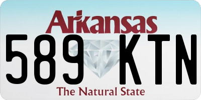 AR license plate 589KTN