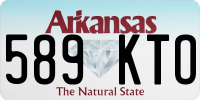 AR license plate 589KTO