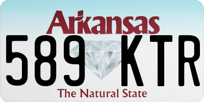 AR license plate 589KTR