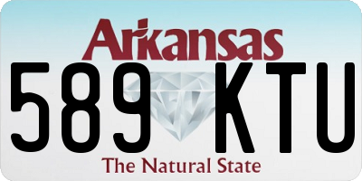 AR license plate 589KTU
