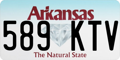 AR license plate 589KTV