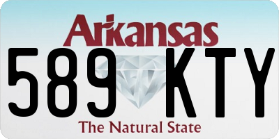 AR license plate 589KTY